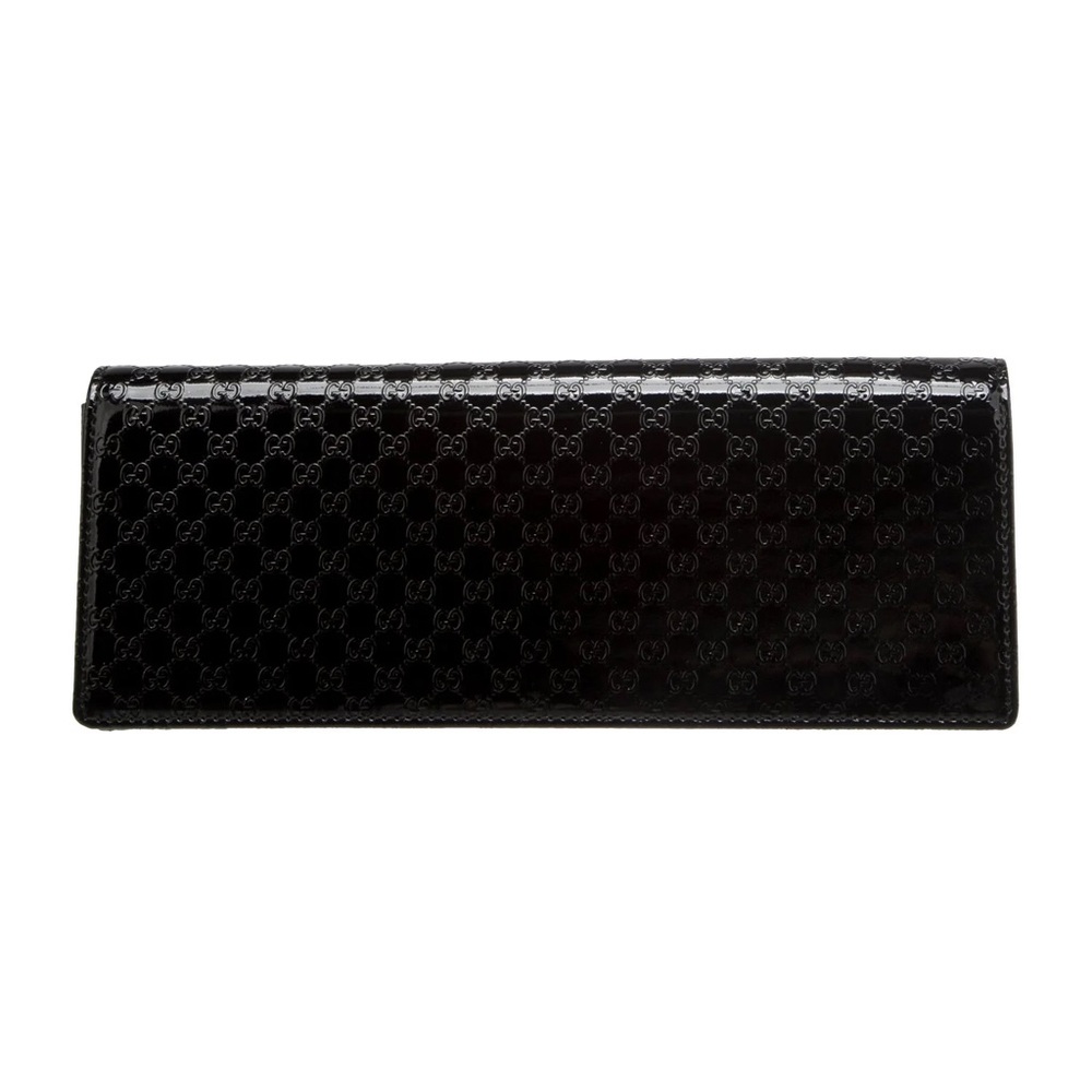 Gucci Black Patent Leather Clutch